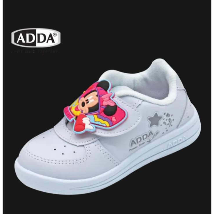 ใหม่ล่าสุด-adda-รองเท้าผ้าใบ-รองเท้าพละ-หญิง-minnie-รุ่น41g95