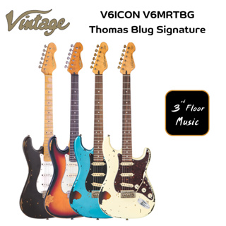 (มีของแถมพิเศษ) Vintage V6 ICON Electric Guitar 3rd Floor Music