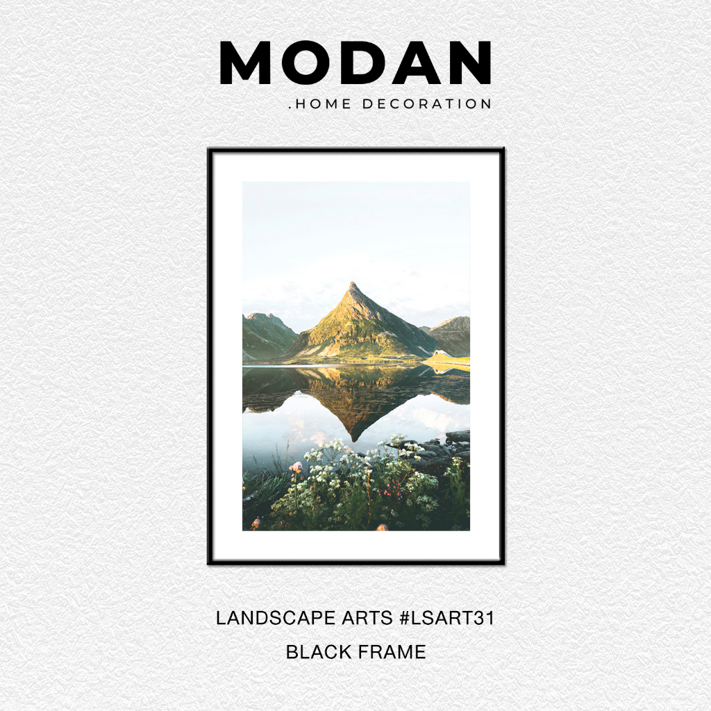 ⚡ พร้อมจำหน่าย ⚡ MODAN ภาพตกแต่งบ้านสไตล์โมเดิร์น LANDSCAPE ART รหัส ...