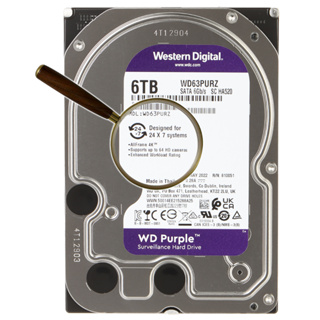 ภาพขนาดย่อของภาพหน้าปกสินค้า6 TB HDD (ฮาร์ดดิสก์) CCTV WD PURPLE - สินค้ารับประกัน 3 ปี Synnex จากร้าน mcwinner บน Shopee ภาพที่ 1