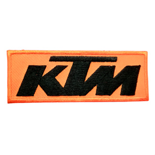 ตัวรีดติดเสื้อ KTM อาร์มรีด อาร์มปัก ตกแต่งเสื้อผ้า หมวก กระเป๋า แจ๊คเก็ตยีนส์ Hipster Embroidered Iron On Sew on