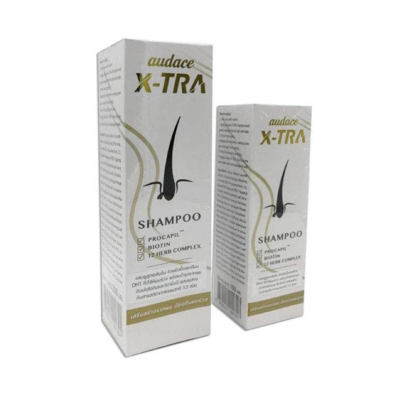 แชมพู ออด๊าซ เอ็คซ-ทร้า Audace X-TRA Shampoo สูตรโพรคาพิล เพิ่มไบโอติน ...