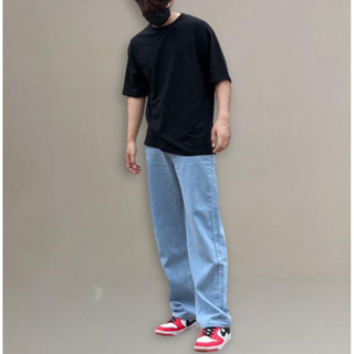 ภาพขนาดย่อของภาพหน้าปกสินค้ากางเกงยีนส์ทรงกระบอก รุ่นSignature สไตล์เกาหลี แฟชั่นผู้ชาย จากร้าน body.worm บน Shopee