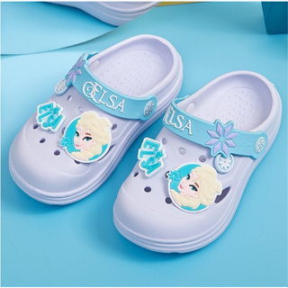 รองเท้าแตะ ลาย Elsa สําหรับเด็ก อายุ 4-6 ปี ไซส์ 20 cm. สินค้าใหม่ พร้อมส่ง มีคู่เดียวน๊า