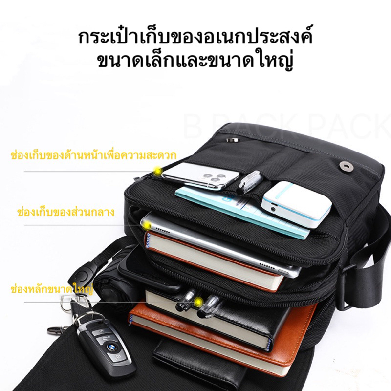 กระเป๋าใส่แท็บเล็ต-กระเป๋าสะพายข้าง-k00092-สีดำ