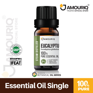 AMOURIQ® นํ้ามันหอมระเหยยูคาลิปตัส กลั่นไอน้ำ 100% Eucalyptus Essential Oil Steam-Distilled น้ำมันยูคา ยูคาลิบตัส