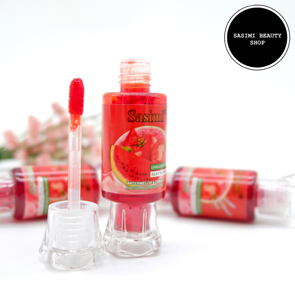 SASIMI Watermelon&Tomato Lip Tint ลิปทินต์ สีสวย ติดทน ขนาดกะทัดรัด ...