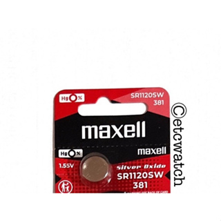 พร้อมส่ง&gt; ถ่านกระดุม Maxell SR1120SW , 381 1 ก้อน