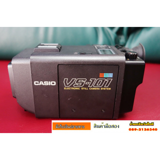 สายสะสมกล้องแรท์ไอเทมครับ เน้นเก็บเน้นโชว์ CASIO VS-101 ระบบแผ่น PLOPPY Disk เล็ก ทดสอบไฟเข้าปกติ