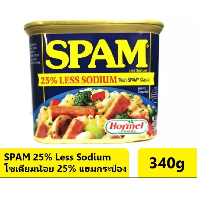 spam แฮมคลาสสิค 25% Less Sodium ขนาด 450g จาก เกาหลี | Shopee Thailand