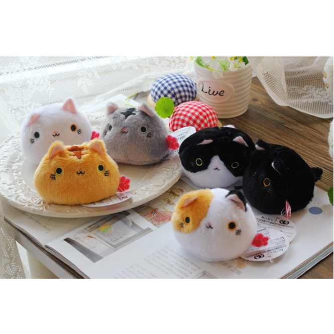 พร้อมส่ง-ตุ๊กตาแมวจิ๋ว-ขนาด-8-ซม