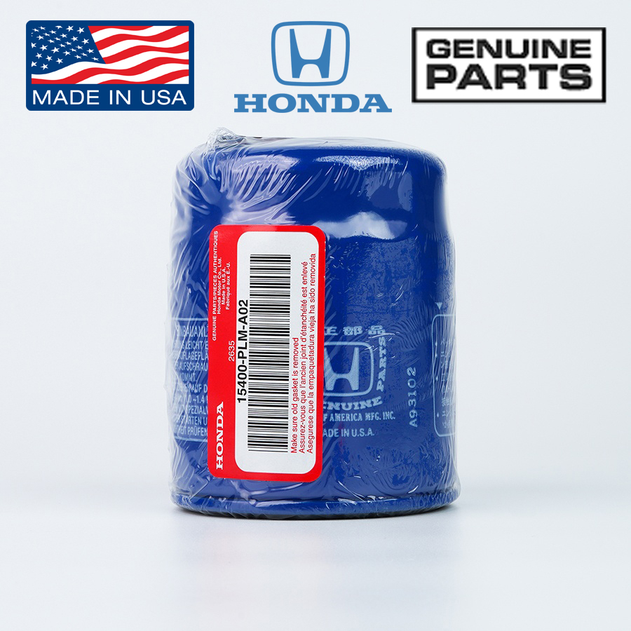 ของแท้-กรองน้ำมันเครื่อง-ฮอนด้า-honda-usa-เบนซินทุกรุ่นรหัส-15400-plm-a02-made-in-usa