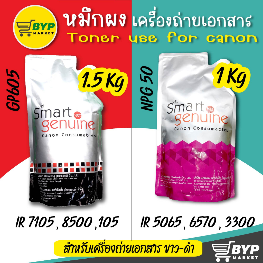 โปร-11-11-ผงหมึกเครื่องถ่ายเอกสาร-canon-smart-สมาร์ทชมพู-npg-50-bulk-toner-ของแท้