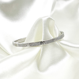 กำไลลายหัวน๊อต เงินแท้ 925: DSP 925 Sterling Silver Bangle