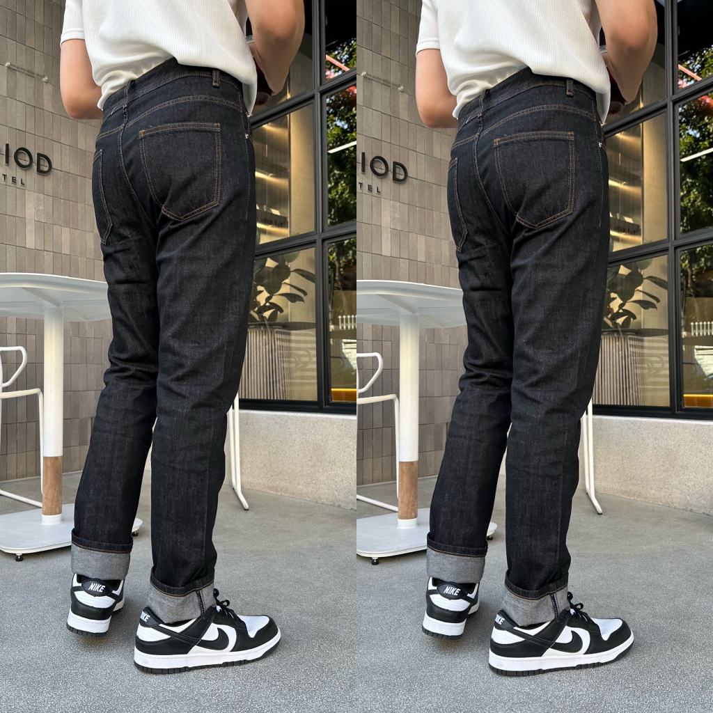 phantom-selvedge-denim-กางเกงยีนส์ผ้าดิบ-กระบอกตรง