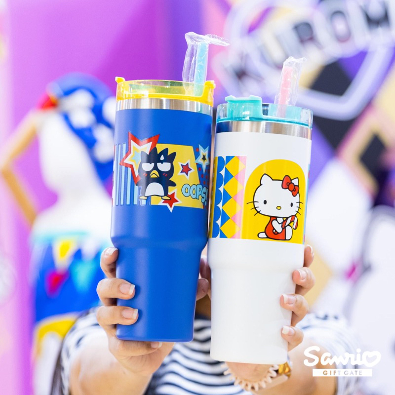 sanrio-ลิขสิทธิ์แท้-คอลเลคชั่นใหม่-แก้วน้ำสุญญากาศ900ml-popart-hello-kitty-แก้วน้ำเก็บอุณหภูมิ-แก้วน้ำพกพา-เยติ