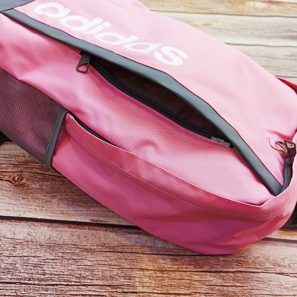กระเป๋าเป้-adidas-รุ่น-essentials-logo-backpack-pink-รหัส-hm9110-สินค้าพร้อมส่ง