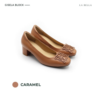 สินค้า LA BELLA รุ่น GISELA BLOCK - CARAMEL