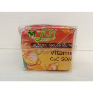 (แพ็ค 6) M-Joy Vitamin C&amp;E Soap (70 g.) สบู่วิตามิน ซี แอนด์ อี เอ็ม จอย