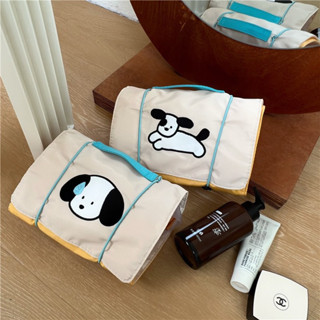 blinkgirl 〰️ พร้อมส่ง 🐶 Cosmetic Bag กระเป๋าเครื่องสำอางค์ ลายน้องหมาน่ารัก ขนาด 52*22.5cm กระเป๋าใส่เครื่องสำอางค์