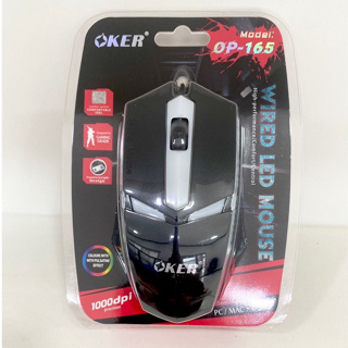 ภาพขนาดย่อของภาพหน้าปกสินค้าOKER OP-165 Mouse USB 7Colour Lighting Mouse มีไฟ7สี ราคาถูก ของแท้ จากร้าน tukdeeshop.99 บน Shopee ภาพที่ 7