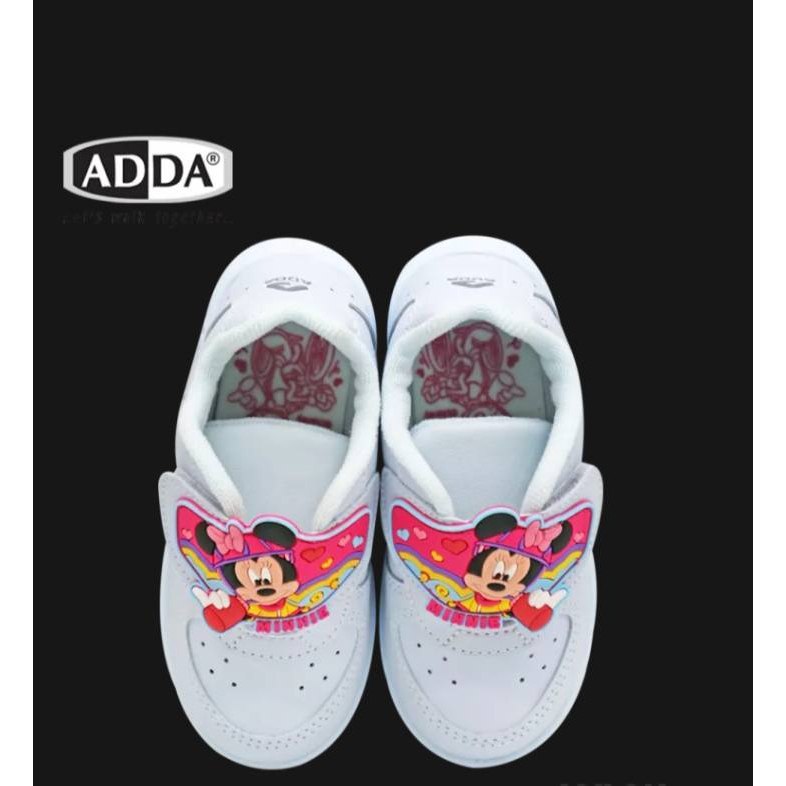 ใหม่ล่าสุด-adda-รองเท้าผ้าใบ-รองเท้าพละ-หญิง-minnie-รุ่น41g95