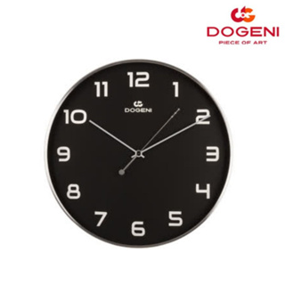 DOGENI นาฬิกาแขวน รุ่น WNM011SL นาฬิกาแขวนผนัง นาฬิกาติดผนัง อลูมิเนียม เข็มเดินเรียบ ดีไซน์เรียบหรู