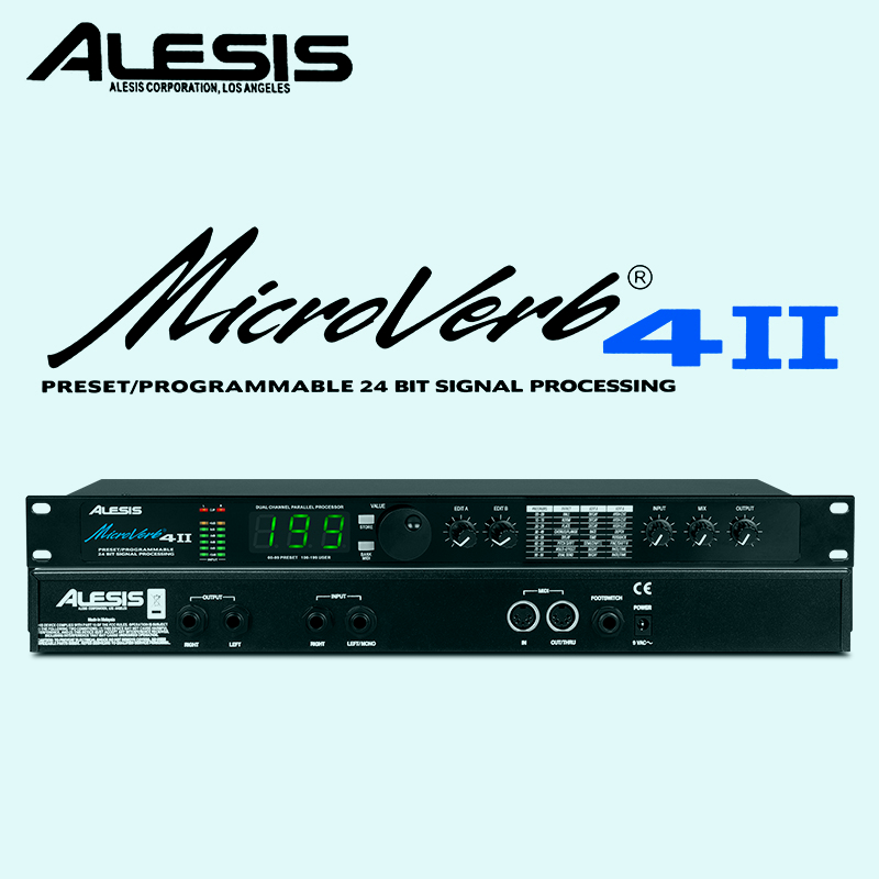 alesis-microverb4-เครื่องปรับเอฟเฟคเสียงร้อง-เอฟเฟกต์ดิจิตอลเวที-ktv-ระดับมืออาชีพมีเอฟเฟกต์เสียงให้เลือกมากกว่า-100-แบ