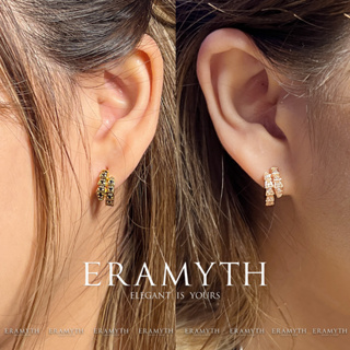 ✨Eramyth Jewelry✨ ต่างหูงู เงินแท้ 92.5 ฝังด้วยเพชรสวิสCZ EM-0069 สินค้ามาตรฐานส่งออก(พร้อมส่ง)