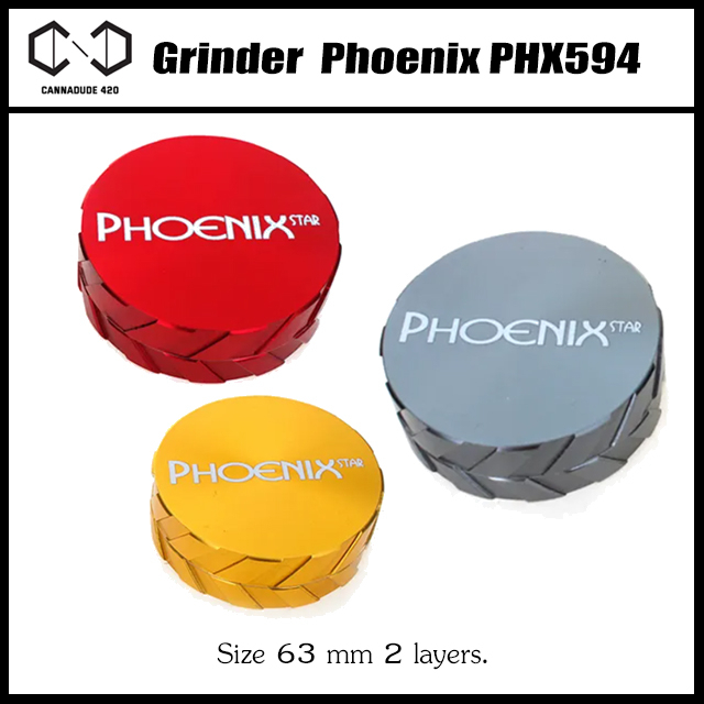 phoenix-grinder-phx594-เครื่องบด-ที่บดสมุนไพร-เครื่องบดสมุนไพร-ขนาด-63mm-2-layers-หรือ-2ชั้น