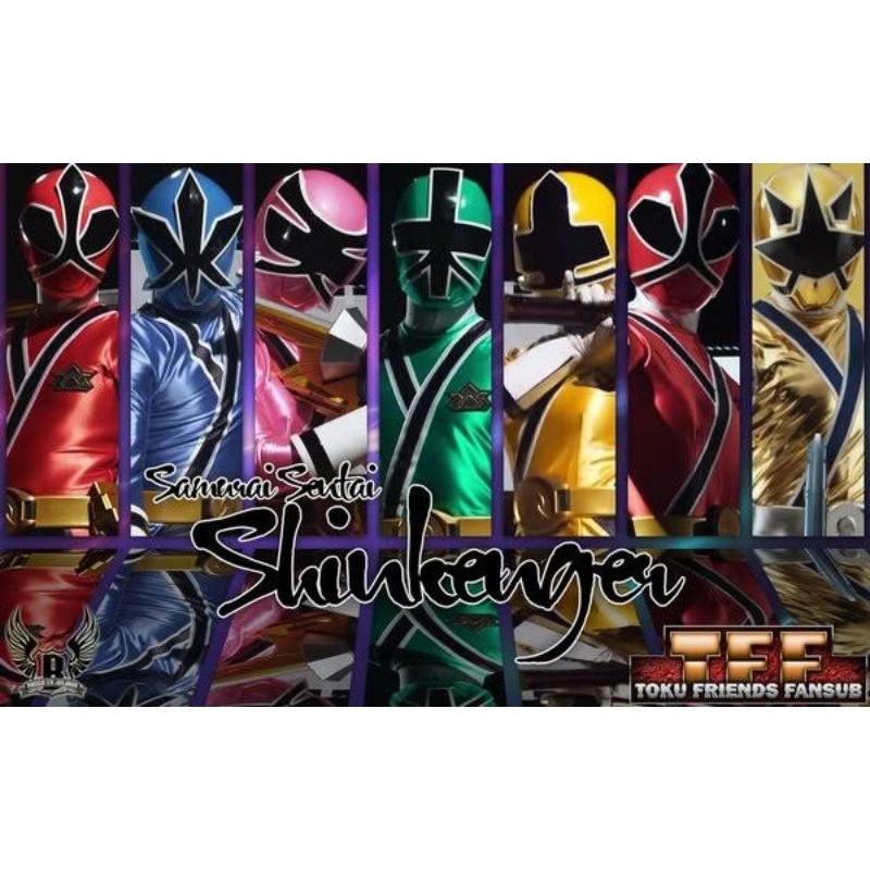 ☣️ NEW Shinken Red Pink Yellow Green Blue Gold Samurai Sentai ...