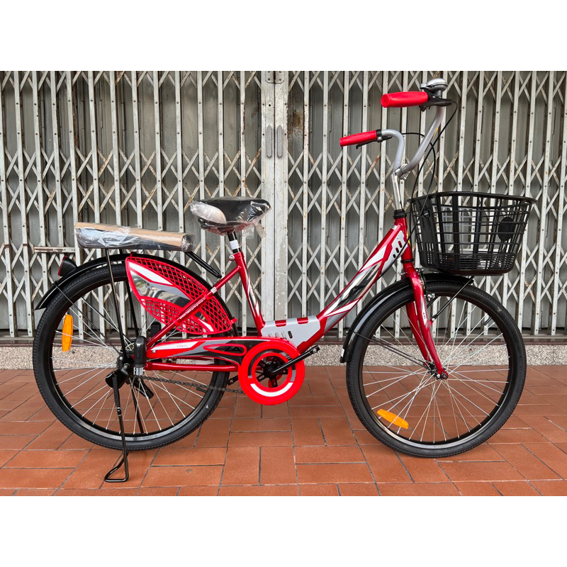 ภาพหน้าปกสินค้า(ลดสูงสุด 555.- ) จักรยานแม่บ้าน 24นิ้ว LA City ล้อเหล็ก (มีบริการจัดส่งสินค้าเป็นคัน) จากร้าน tops1453 บน Shopee