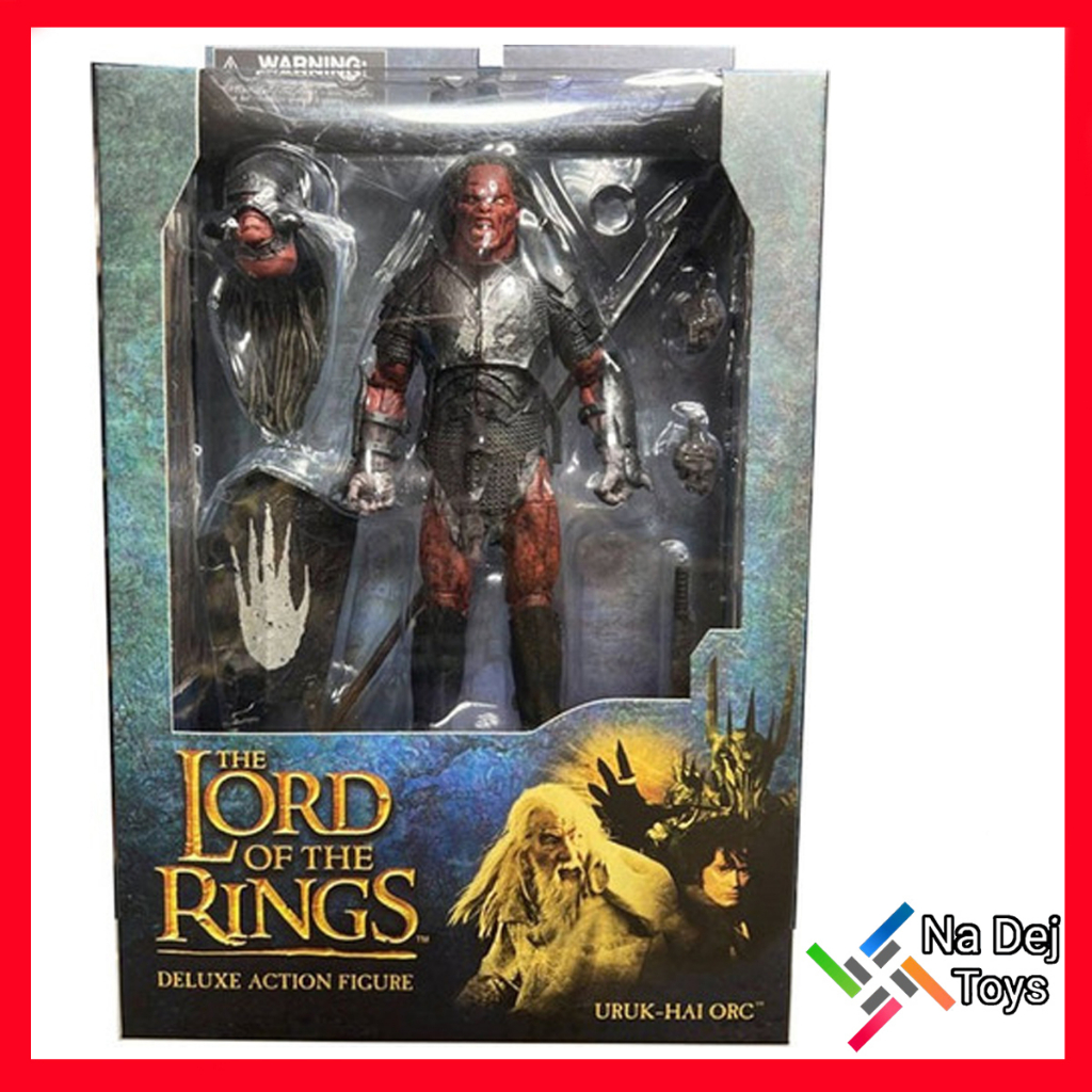 Uruk-Hai Orc The Lord of The Rings Diamond Select 7" Figure อุรุค-ไฮ อ ...