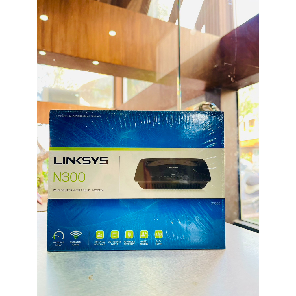 Linksys X1000 ADSL2+ Modem WirelessN300 Router ราคาพิเศษ Shopee Thailand