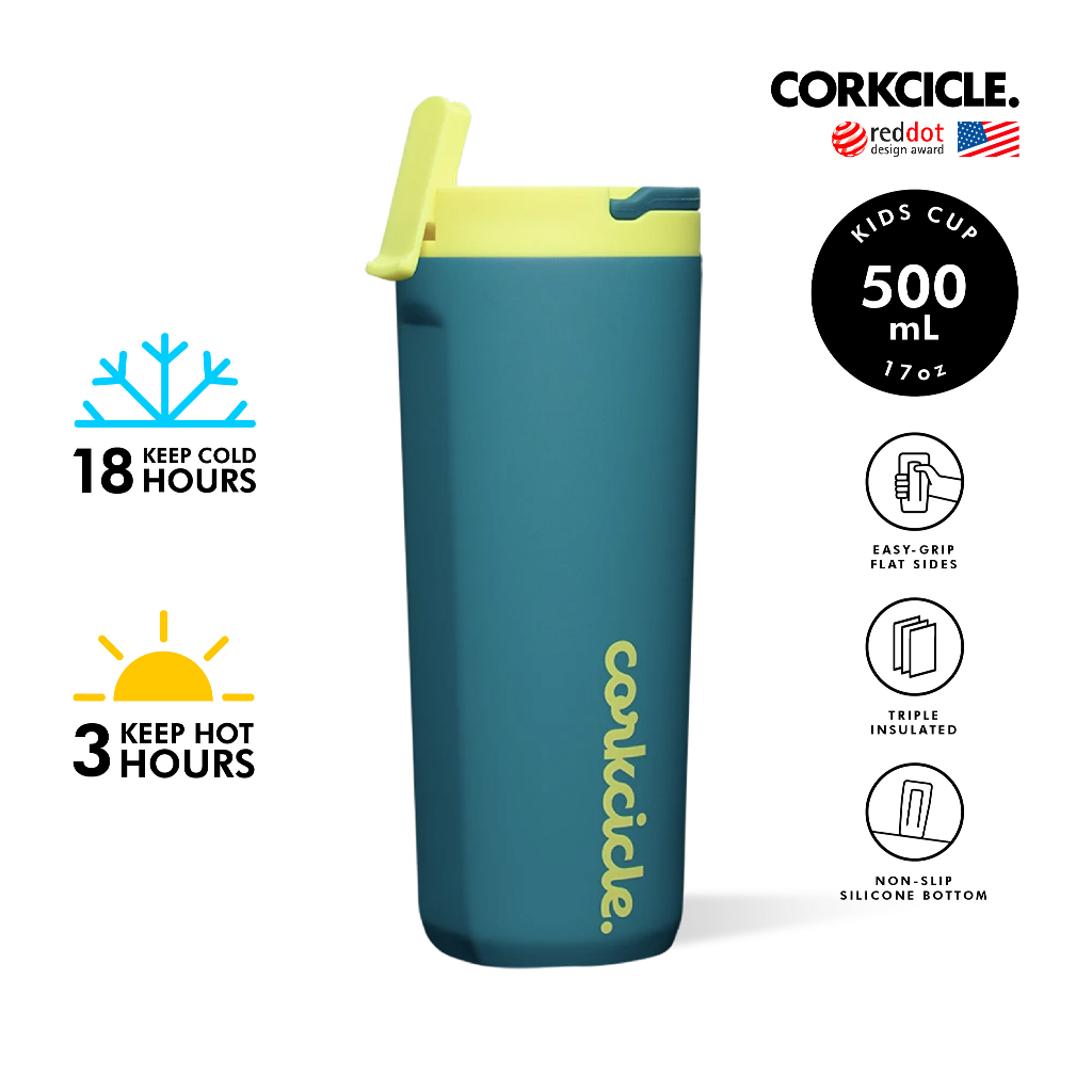 corkcicle-แก้วเด็กดีไซน์พิเศษ-กักเก็บความเย็น-18-ชม-เก็บความร้อนได้-3-ชม-500ml-17oz-kids-cup