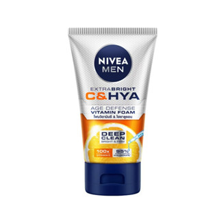 Nivea Men Bright C&Hya Age Wash 150 G นีเวีย เอ็กซ์ตร้า ไบรท์ ซี แอนด์ ไฮยา วอช 150 มล