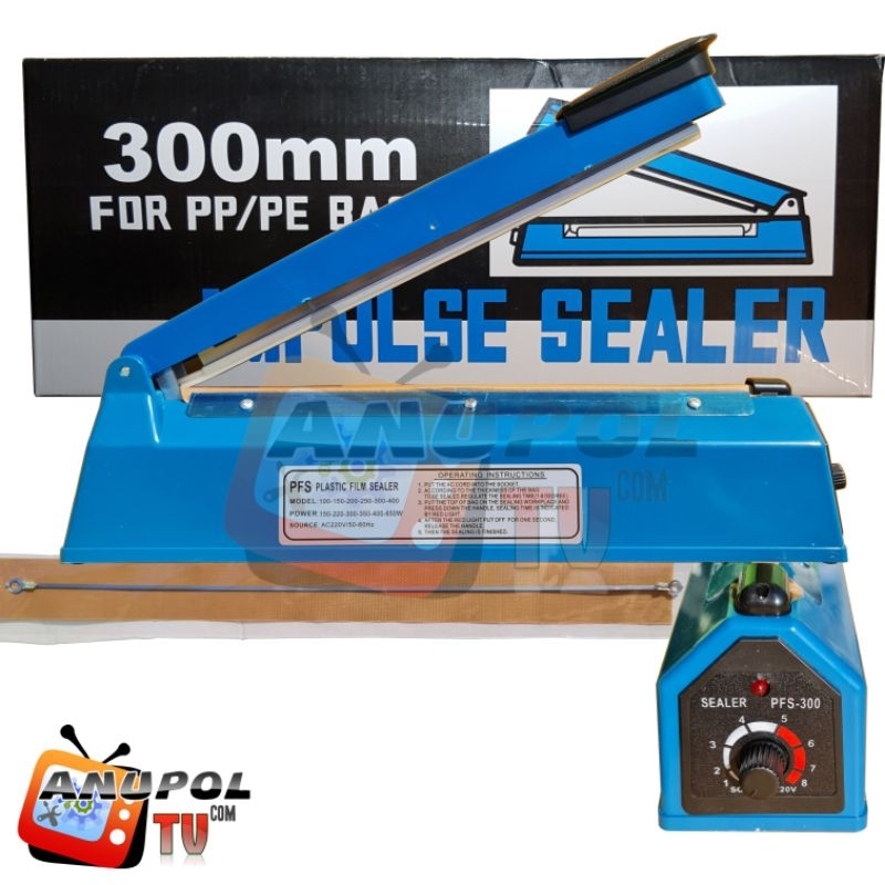 เครื่องซีลถุงพลาสติก PFS PLASTIC FILM SEALER 8 นิ้ว 12 นิ้ว Shopee