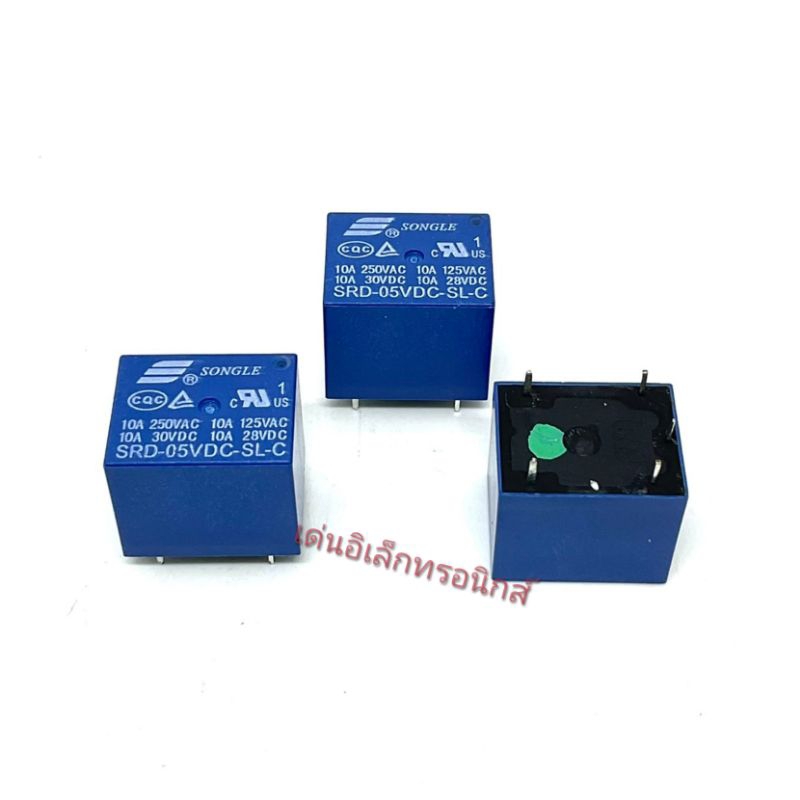 relay-รีเลย์5ขา-3v-5v-6v-9v-12v-24v-หน้าคอนแทค10a250v-dc-ac