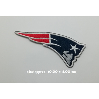 ตัวรีดติดเสื้อ Americasn football New England Patriots ตกแต่งเสื้อผ้า แจ๊คเก็ต Embroidered Iron on Patch  DIY