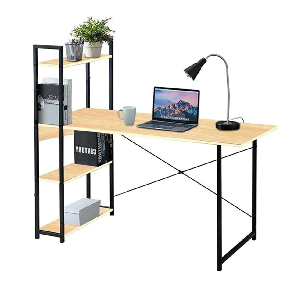 โต๊ะทำงาน โต๊ะคอมพิวเตอร์ Computer Desk พร้อมชั้นวางหนังสือ ส่งด่วน ...