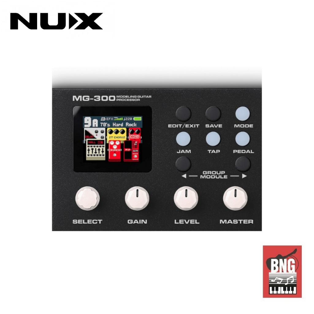NUX MG-300 มัลติเอฟเฟค เอฟเฟคกีตาร์ คุ้มค่า ฟังก์ชันครบครัน | Shopee ...