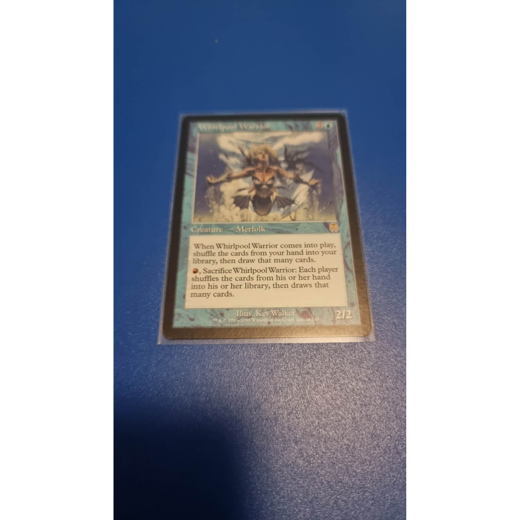 Whirlpool Warrior สภาพ EX การ์ด Magic The Gathering ของแท้ จากชุด ...