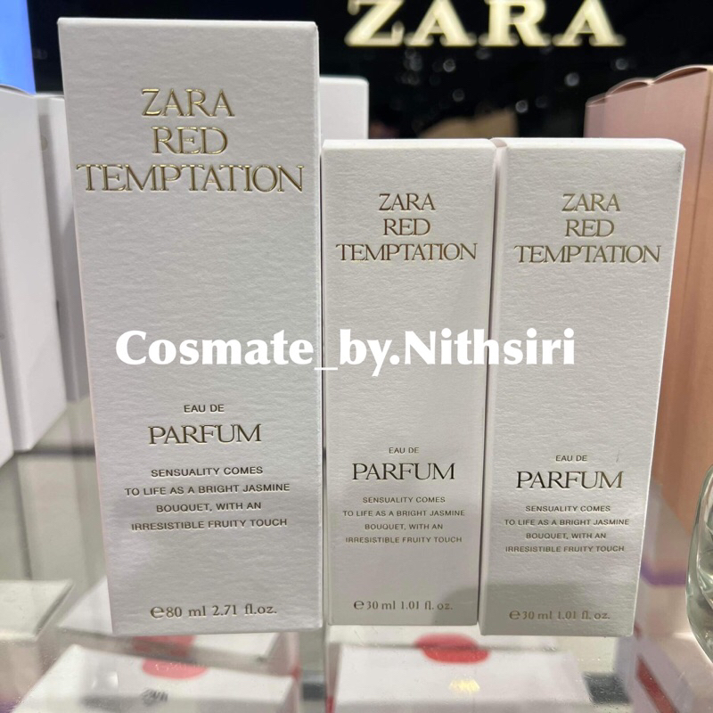 (พร้อมส่ง)น้ำหอม ZARA RED TEMPTATION EAU DE PARFUM แท้ 100 Shopee