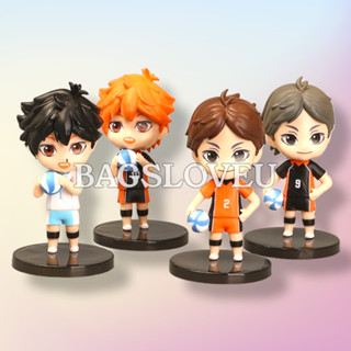 สินค้าตรงปก Figure โมเดล ไฮคิว คู่ตบฟ้าประทาน เซ็ต 4 ตัว ขนาดความสูง 10 ซม. มีฐาน งานสวย สินเร็ว พร้อมส่งจากกทม.