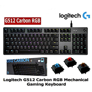 ภาพหน้าปกสินค้า🔥โปรแรง5.5🔥⚡️คีย์บอร์ดเกมมิ่ง⚡️ Logitech G512 Carbon RGB Mechanical Gaming Keyboard Warranty 2 Years ที่เกี่ยวข้อง