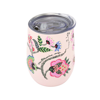 Cath Kidston Stainless Steel Travel Cup Wild Ones Floral Cream