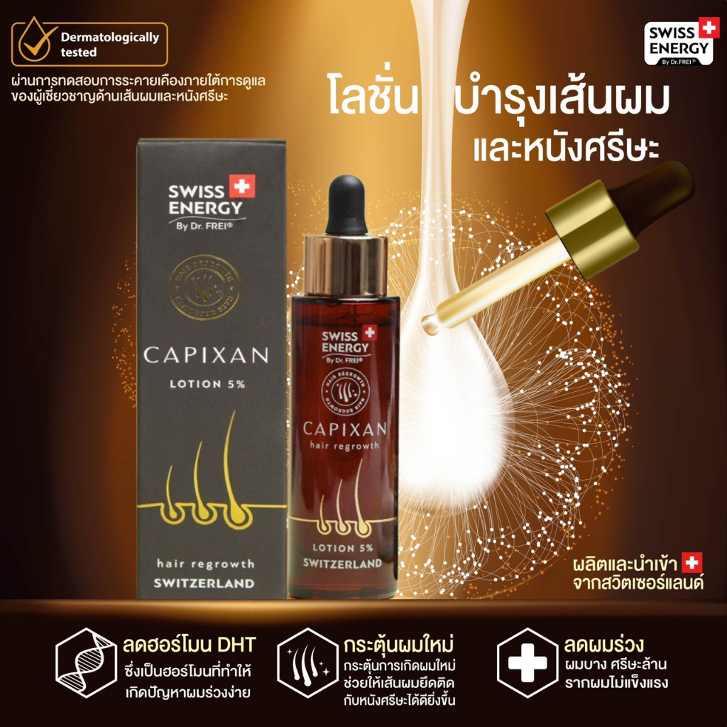 swiss-energy-capixan-โลชั่น-ลดการหลุดร่วงของเส้นผม-บำรุงให้รากผมแข็งแรง