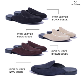 ภาพหน้าปกสินค้าInleather - 017 Slipper รองเท้าหนังแท้ ที่เกี่ยวข้อง