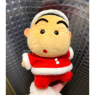 Crayon Shin-chan Plush Toy, Vintage Bandai Made in Japan 1993, ตุ๊กตาชินจังขนเก่าชุดซานต้า