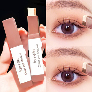 Lameila อายแชโดว์แท่งสติ๊ก EyeShadow Stick แต่งตาทูโทน 2 สีใน 1 แท่ง สีสวย เนื้อเนียน กันน้ำ ติดทน NO.5189